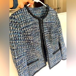 Tweed Jacket with contrast detail. Can fit XS-S